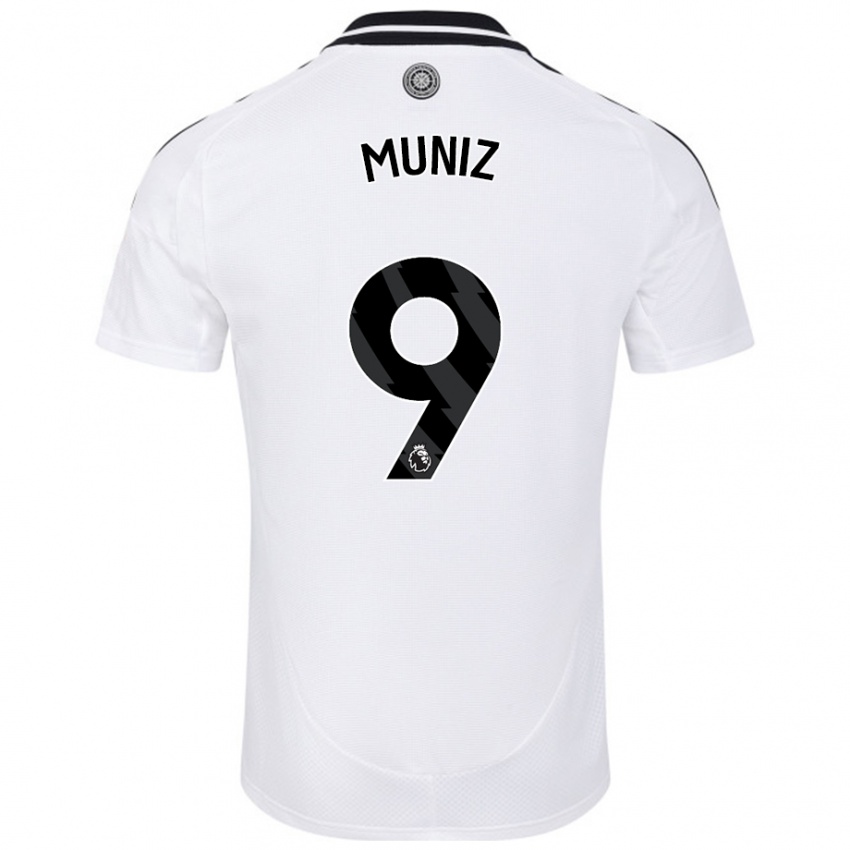 Kinderen Rodrigo Muniz #9 Wit Thuisshirt Thuistenue 2024/25 T-Shirt