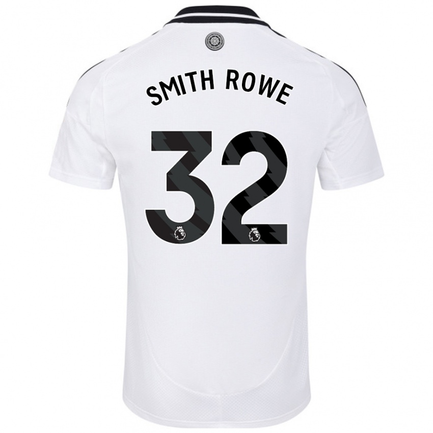 Kinderen Emile Smith Rowe #32 Wit Thuisshirt Thuistenue 2024/25 T-Shirt