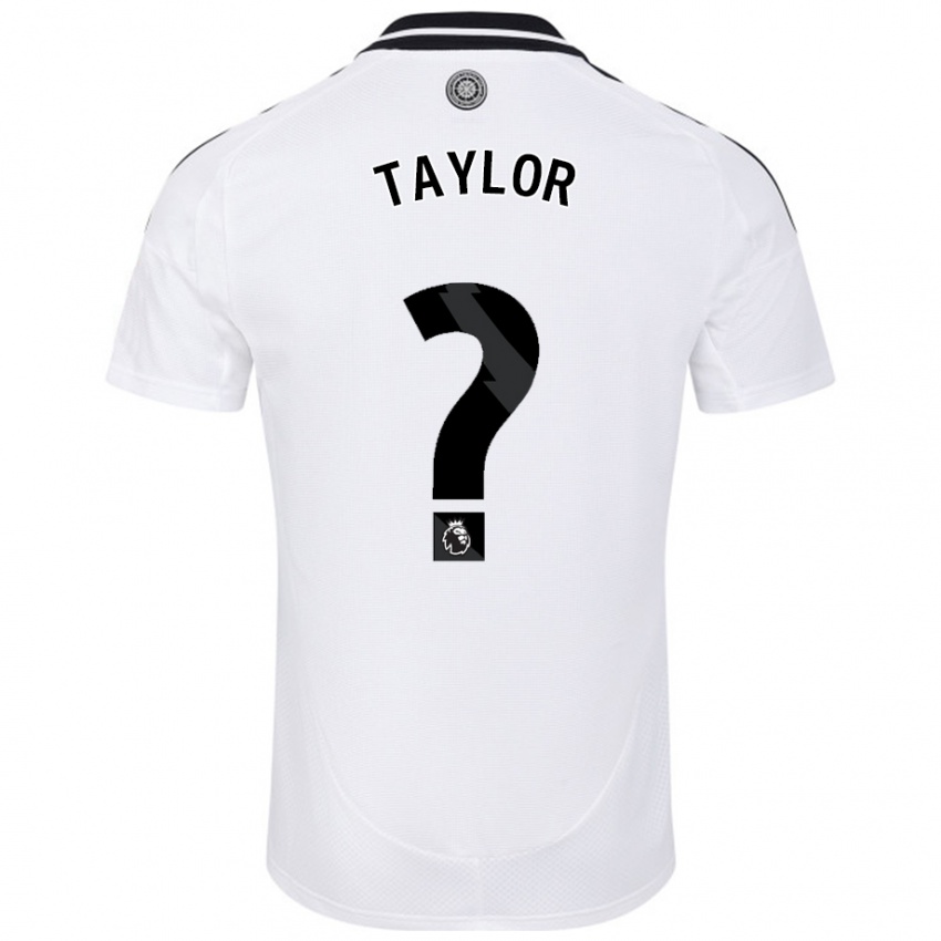 Kinderen Archie Taylor #0 Wit Thuisshirt Thuistenue 2024/25 T-Shirt