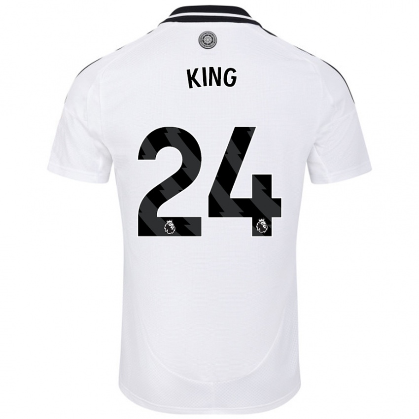 Kinderen Joshua King #24 Wit Thuisshirt Thuistenue 2024/25 T-Shirt