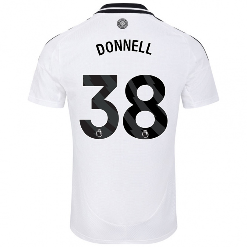 Kinderen Chris Donnell #38 Wit Thuisshirt Thuistenue 2024/25 T-Shirt