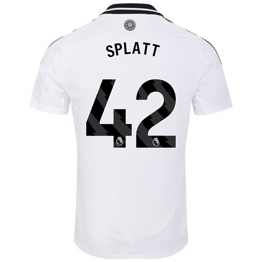 Kinderen Delano Splatt #42 Wit Thuisshirt Thuistenue 2024/25 T-Shirt