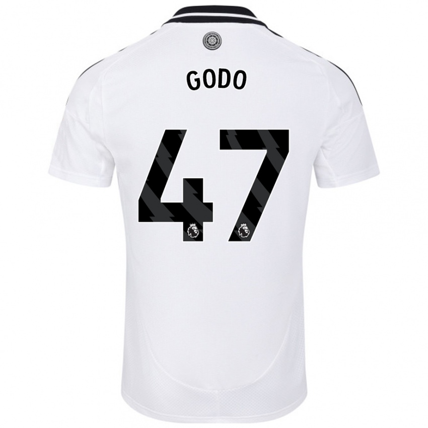 Kinderen Martial Godo #47 Wit Thuisshirt Thuistenue 2024/25 T-Shirt