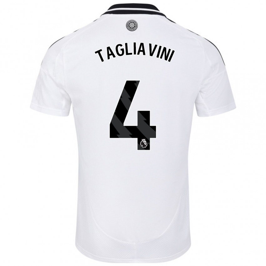 Kinderen Ella Tagliavini #4 Wit Thuisshirt Thuistenue 2024/25 T-Shirt