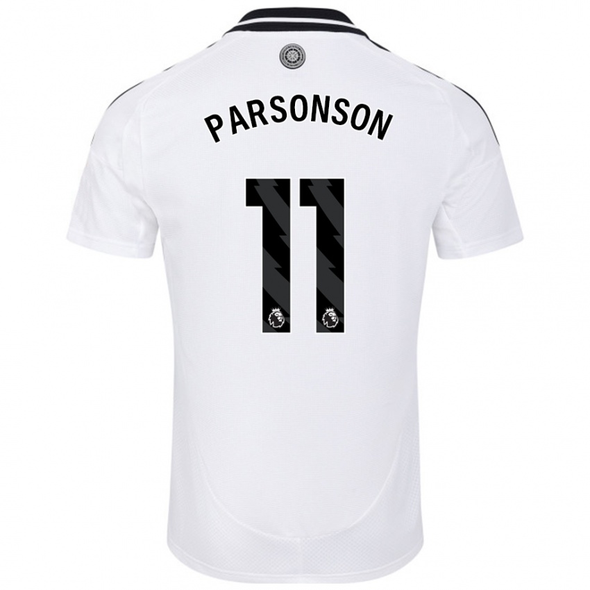 Kinderen Madi Parsonson #11 Wit Thuisshirt Thuistenue 2024/25 T-Shirt