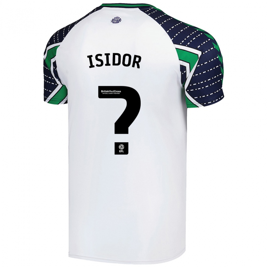 Kinderen Wilson Isidor #0 Wit Uitshirt Uittenue 2024/25 T-Shirt