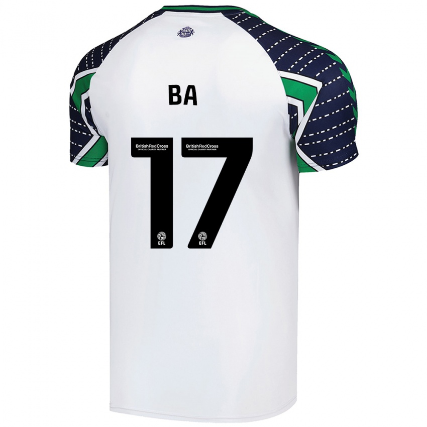 Kinderen Abdoullah Ba #17 Wit Uitshirt Uittenue 2024/25 T-Shirt