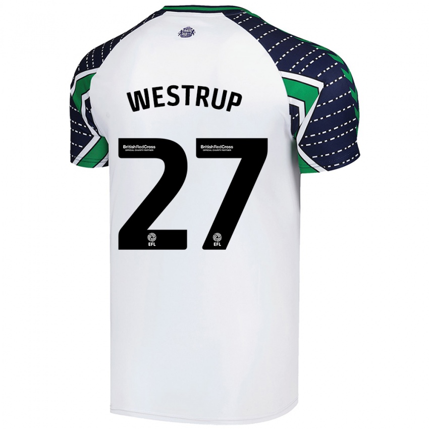 Kinderen Brianna Westrup #27 Wit Uitshirt Uittenue 2024/25 T-Shirt