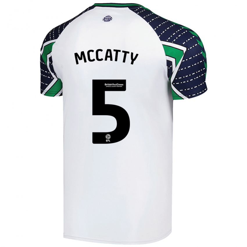 Kinderen Grace Mccatty #5 Wit Uitshirt Uittenue 2024/25 T-Shirt