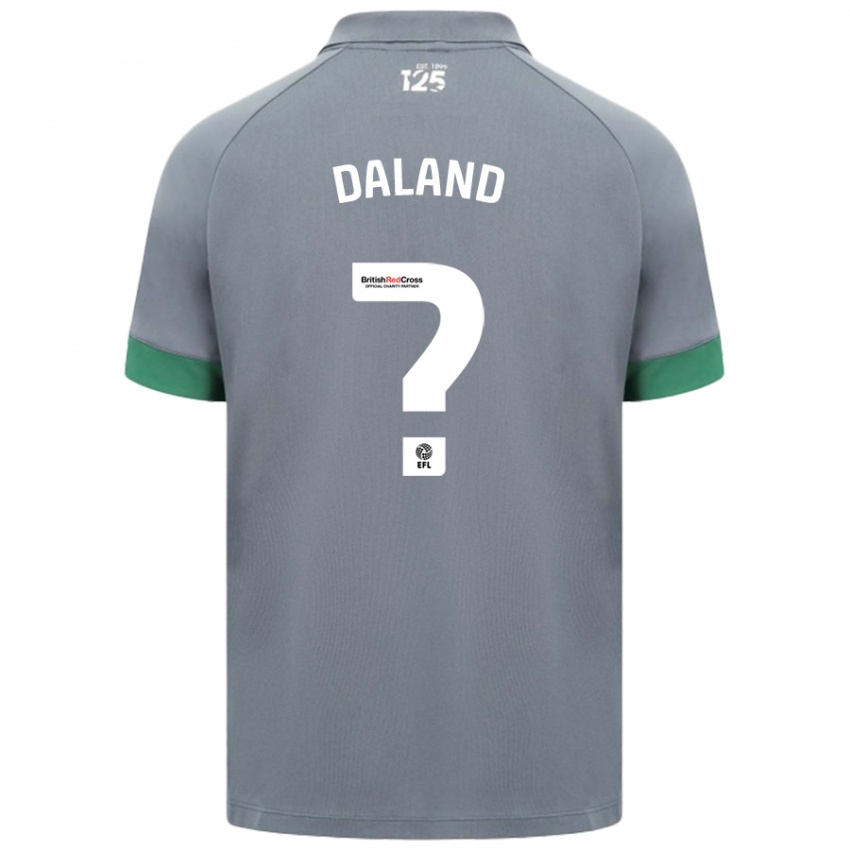 Kinderen Jesper Daland #0 Donkergrijs Uitshirt Uittenue 2024/25 T-Shirt