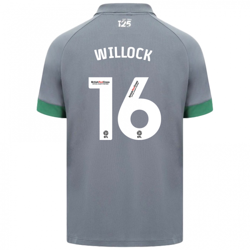 Kinderen Chris Willock #16 Donkergrijs Uitshirt Uittenue 2024/25 T-Shirt