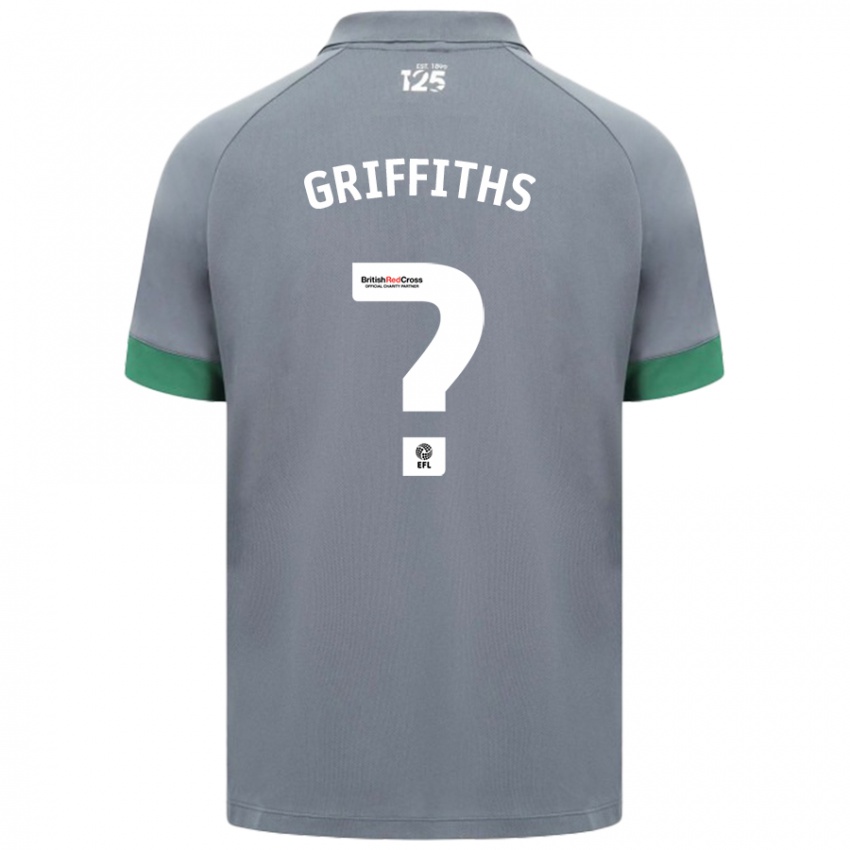 Kinderen Ewan Griffiths #0 Donkergrijs Uitshirt Uittenue 2024/25 T-Shirt