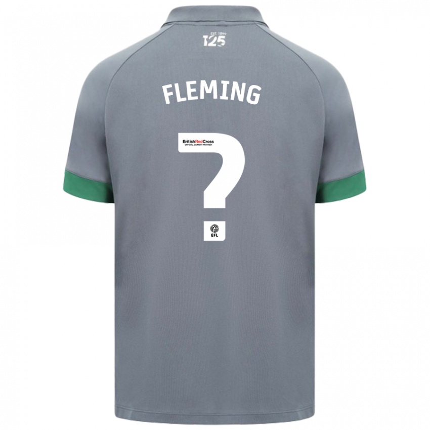 Kinderen Cole Fleming #0 Donkergrijs Uitshirt Uittenue 2024/25 T-Shirt