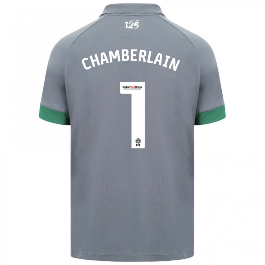 Kinderen Ceryn Chamberlain #1 Donkergrijs Uitshirt Uittenue 2024/25 T-Shirt