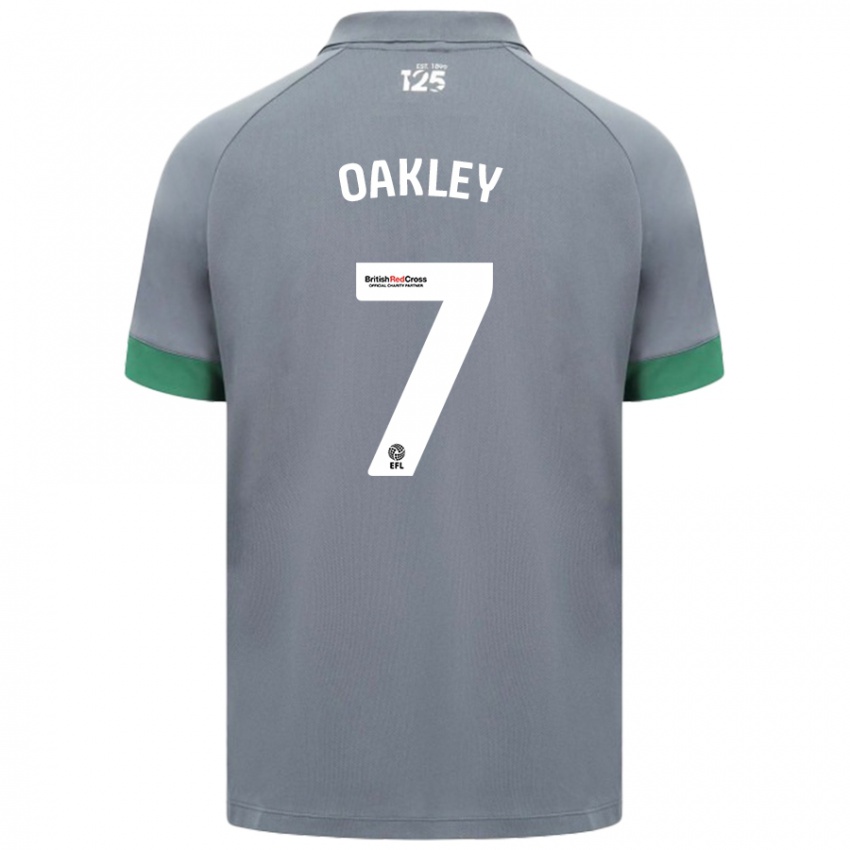 Kinderen Rhianne Oakley #7 Donkergrijs Uitshirt Uittenue 2024/25 T-Shirt