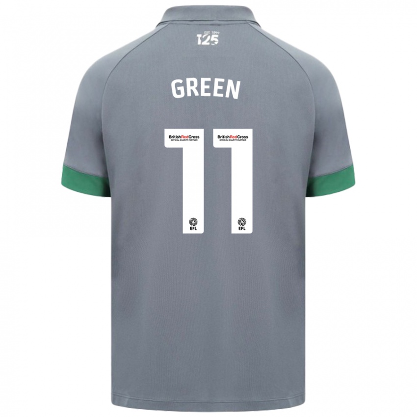 Kinderen Danielle Green #11 Donkergrijs Uitshirt Uittenue 2024/25 T-Shirt