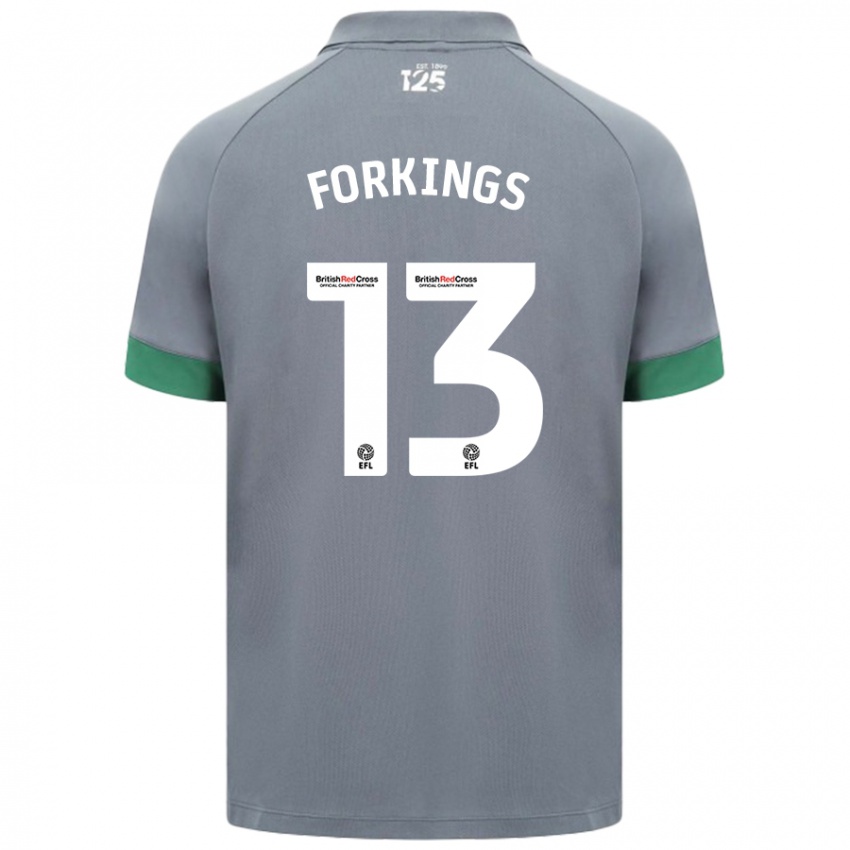 Kinderen Amelia Forkings #13 Donkergrijs Uitshirt Uittenue 2024/25 T-Shirt