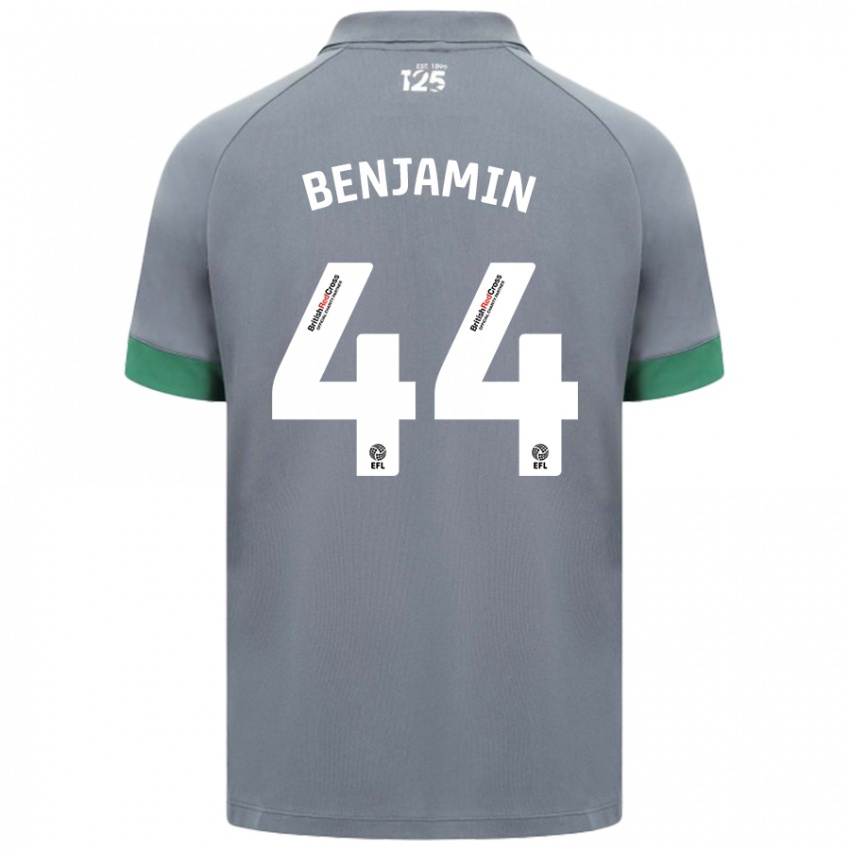 Kinderen Xavier Benjamin #44 Donkergrijs Uitshirt Uittenue 2024/25 T-Shirt