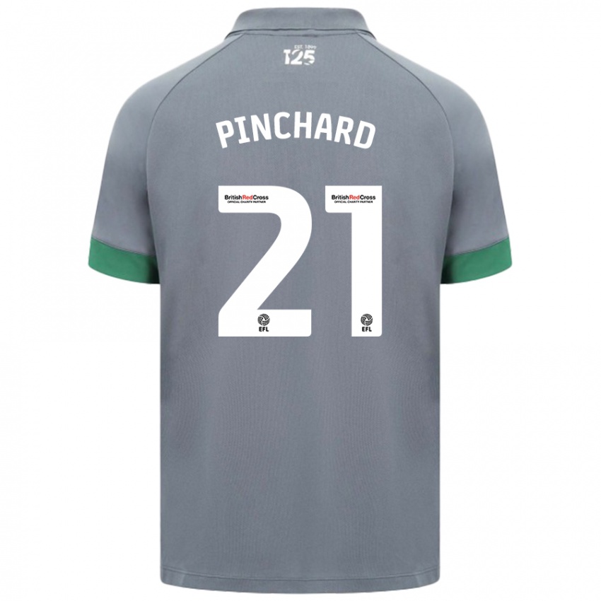 Kinderen Cerys Pinchard #21 Donkergrijs Uitshirt Uittenue 2024/25 T-Shirt