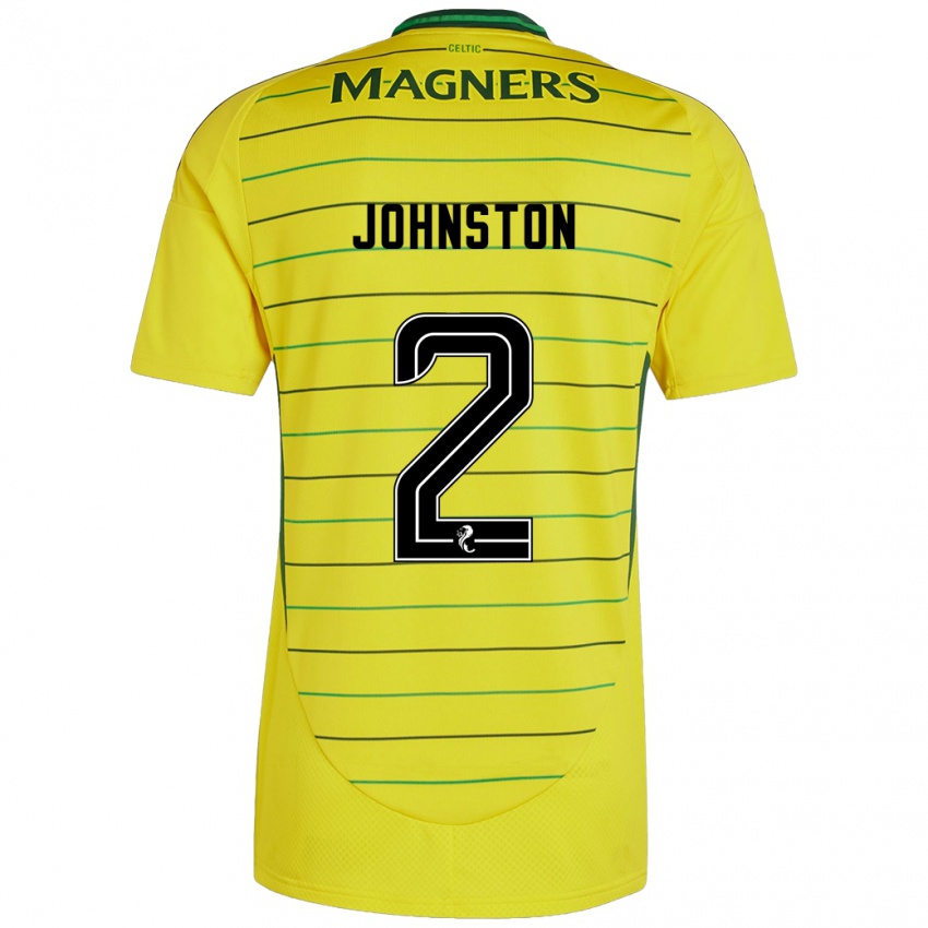 Kinderen Alistair Johnston #2 Geel Uitshirt Uittenue 2024/25 T-Shirt