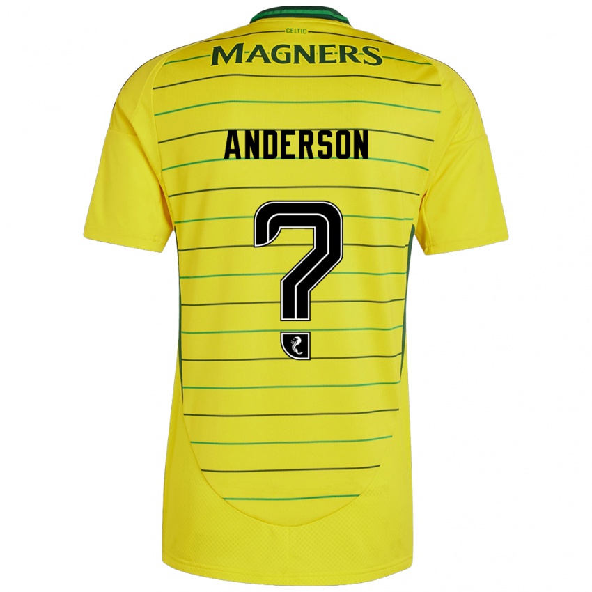 Kinderen Matthew Anderson #0 Geel Uitshirt Uittenue 2024/25 T-Shirt