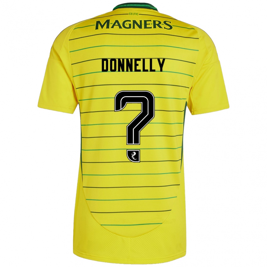 Kinderen Jacob Donnelly #0 Geel Uitshirt Uittenue 2024/25 T-Shirt