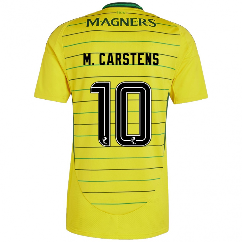 Kinderen Mathilde Carstens #10 Geel Uitshirt Uittenue 2024/25 T-Shirt