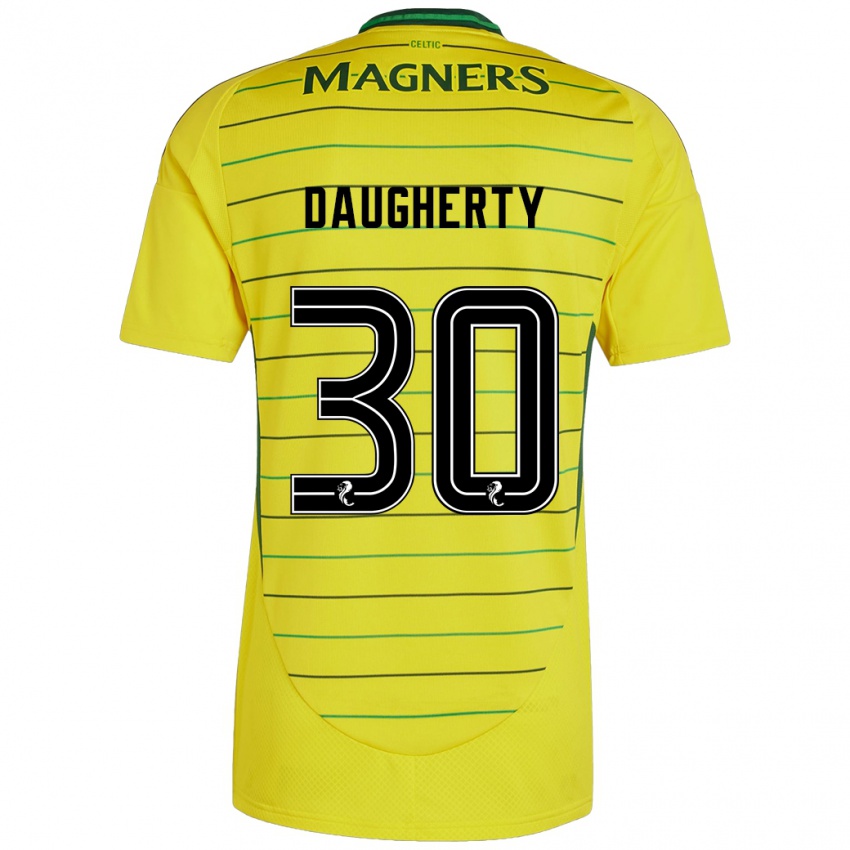 Kinderen Kelsey Daugherty #30 Geel Uitshirt Uittenue 2024/25 T-Shirt