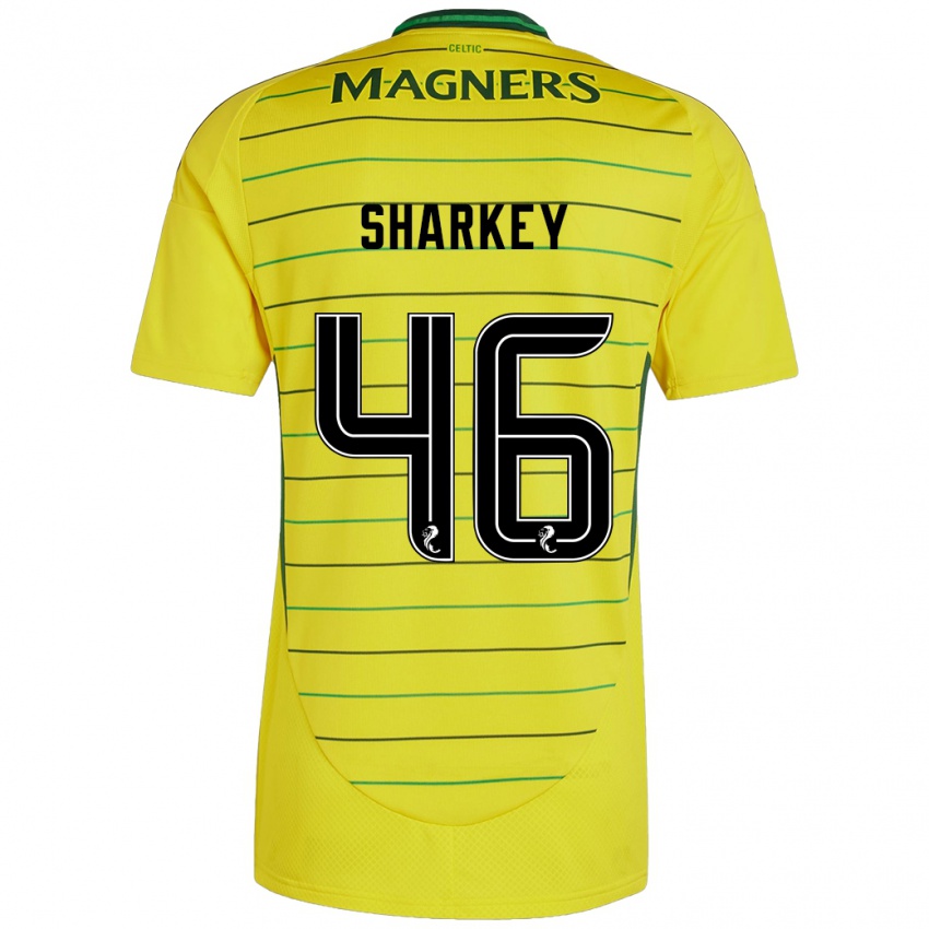 Kinderen Amy Sharkey #46 Geel Uitshirt Uittenue 2024/25 T-Shirt