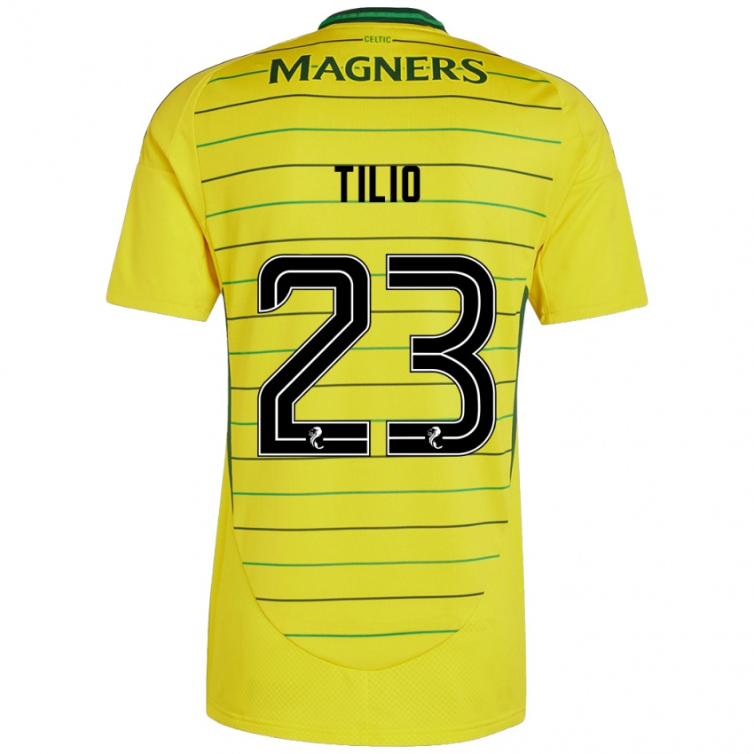 Kinderen Marco Tilio #23 Geel Uitshirt Uittenue 2024/25 T-Shirt