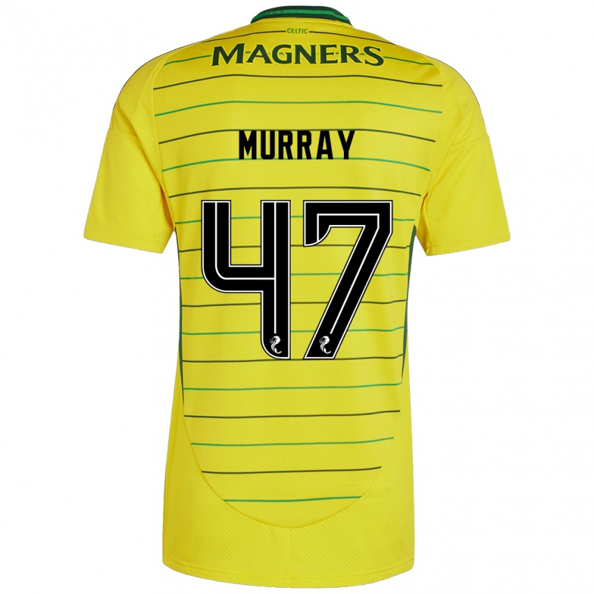 Kinderen Dane Murray #47 Geel Uitshirt Uittenue 2024/25 T-Shirt