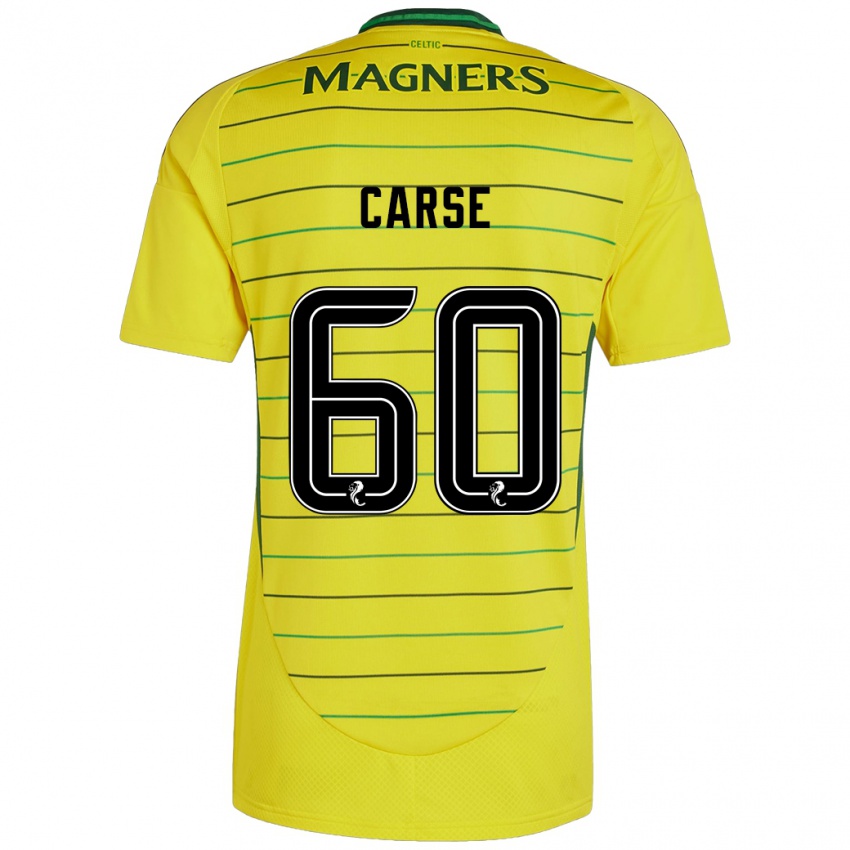 Kinderen Mackenzie Carse #60 Geel Uitshirt Uittenue 2024/25 T-Shirt