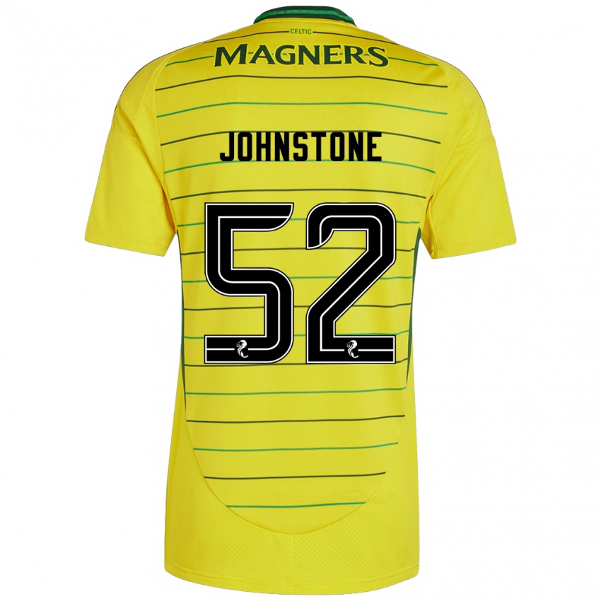 Kinderen Rachael Johnstone #52 Geel Uitshirt Uittenue 2024/25 T-Shirt