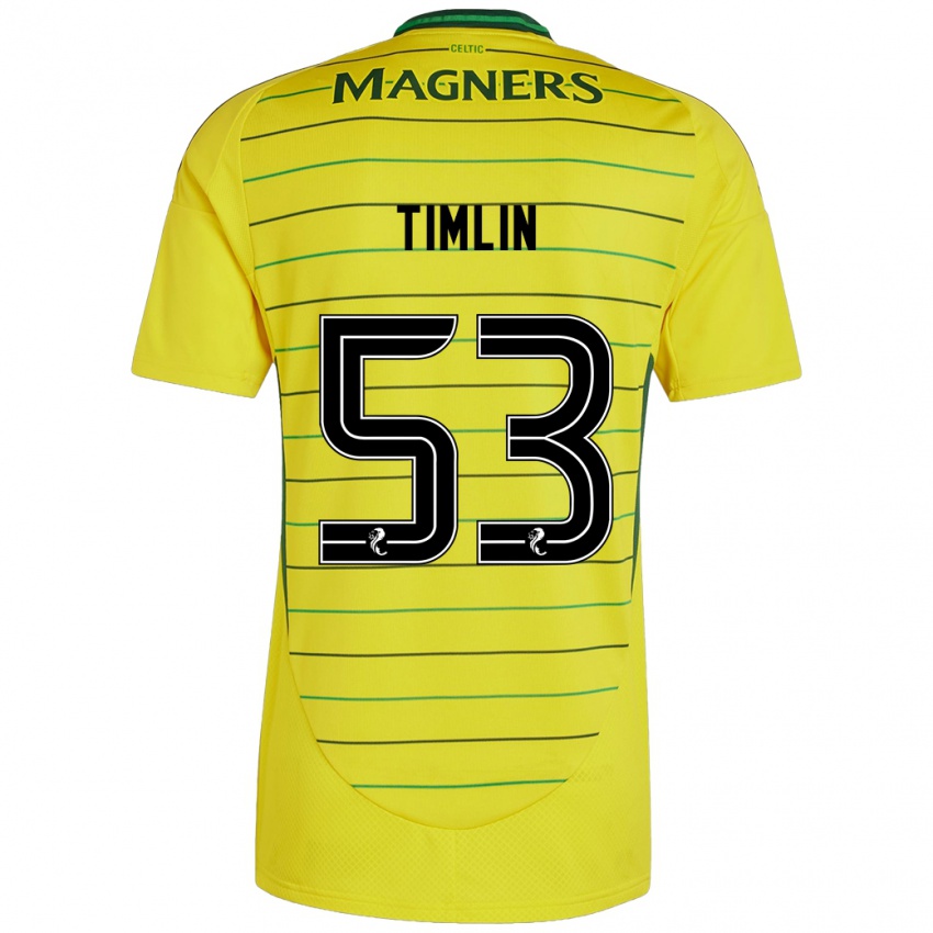 Kinderen Sophie Timlin #53 Geel Uitshirt Uittenue 2024/25 T-Shirt