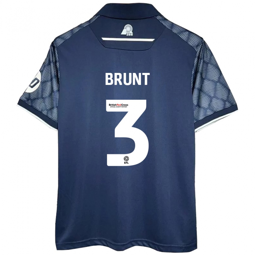 Kinderen Lewis Brunt #3 Zwart Uitshirt Uittenue 2024/25 T-Shirt