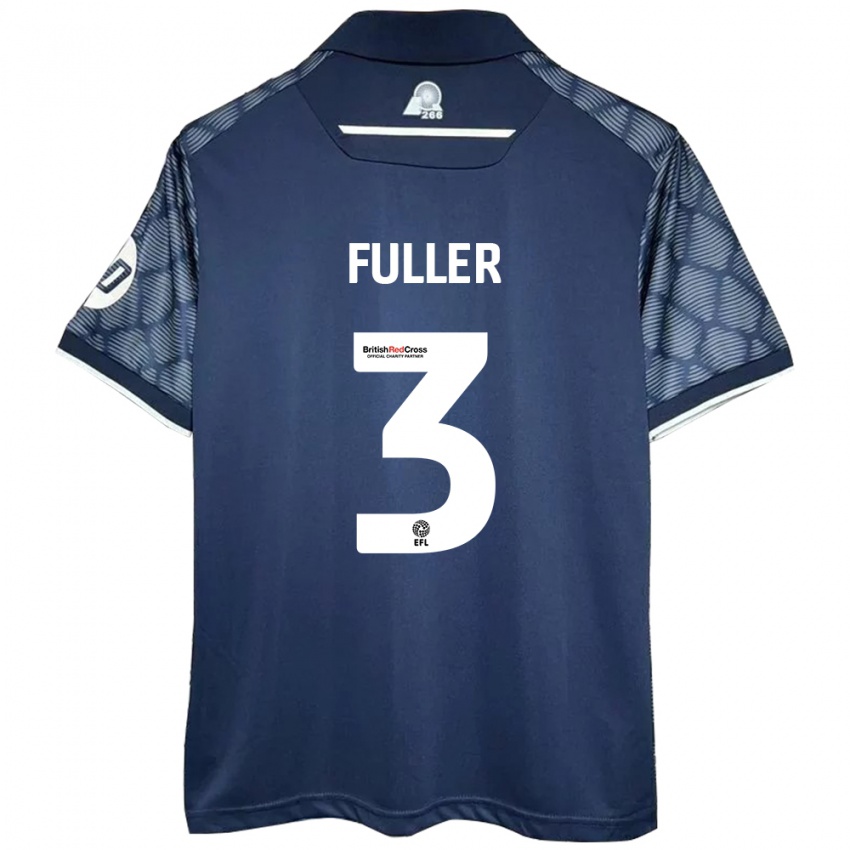 Kinderen Olivia Fuller #3 Zwart Uitshirt Uittenue 2024/25 T-Shirt