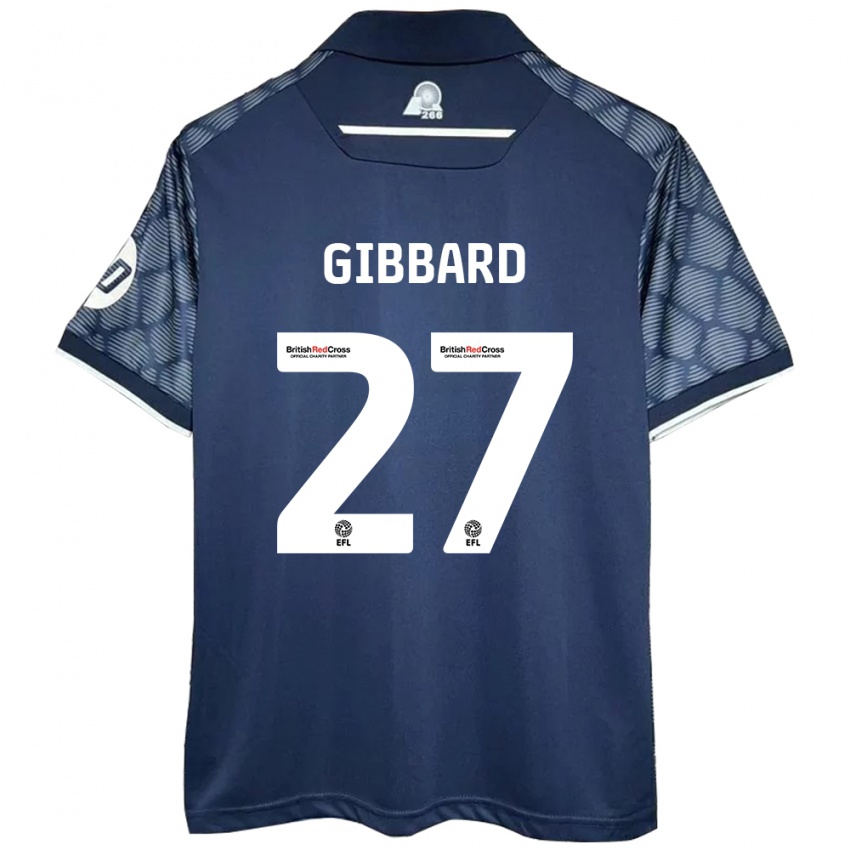 Kinderen Mari Gibbard #27 Zwart Uitshirt Uittenue 2024/25 T-Shirt