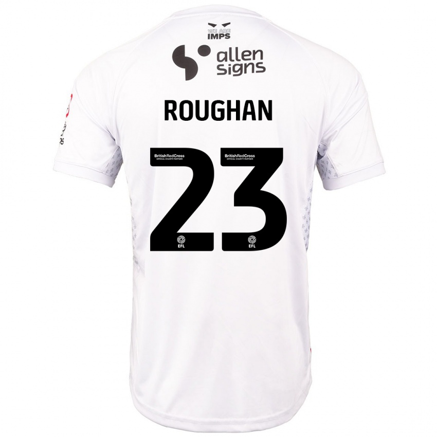 Kinderen Sean Roughan #23 Rood Wit Uitshirt Uittenue 2024/25 T-Shirt