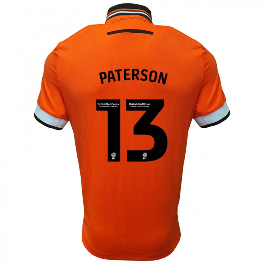 Kinderen Callum Paterson #13 Oranje Wit Uitshirt Uittenue 2024/25 T-Shirt