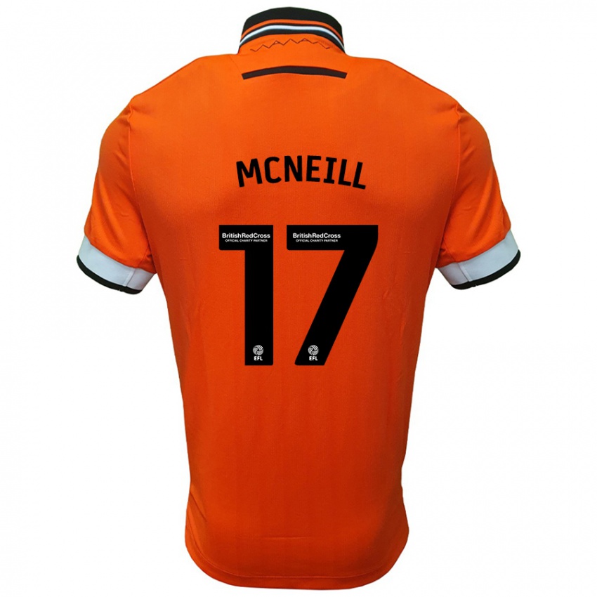 Kinderen Charlie Mcneill #17 Oranje Wit Uitshirt Uittenue 2024/25 T-Shirt