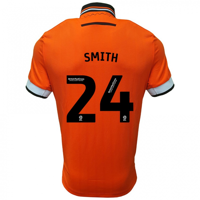 Kinderen Michael Smith #24 Oranje Wit Uitshirt Uittenue 2024/25 T-Shirt