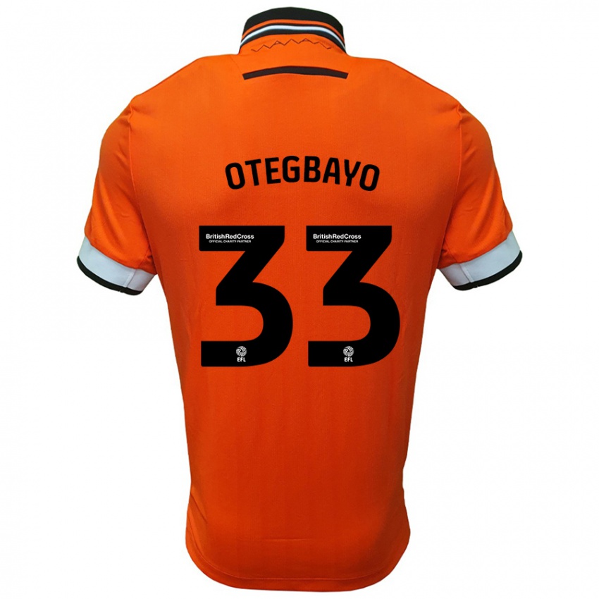 Kinderen Gabriel Otegbayo #33 Oranje Wit Uitshirt Uittenue 2024/25 T-Shirt