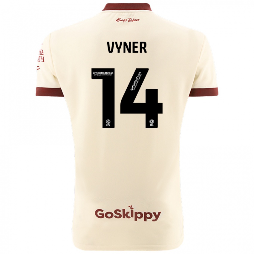 Kinderen Zak Vyner #14 Crèmewit Uitshirt Uittenue 2024/25 T-Shirt