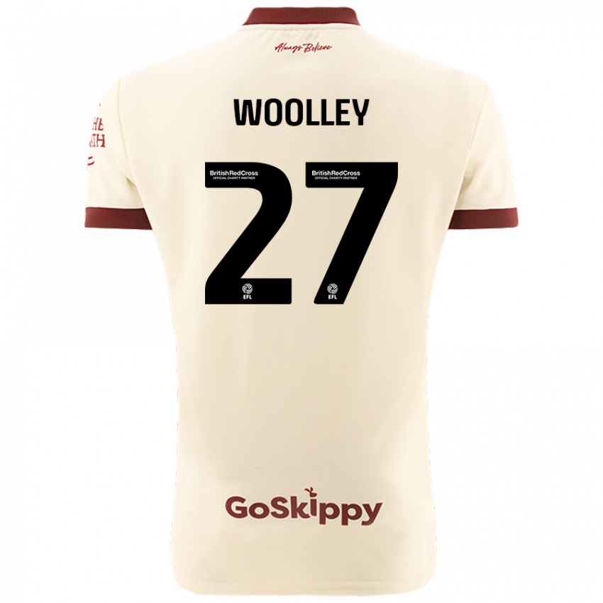 Kinderen Jesse Woolley #27 Crèmewit Uitshirt Uittenue 2024/25 T-Shirt