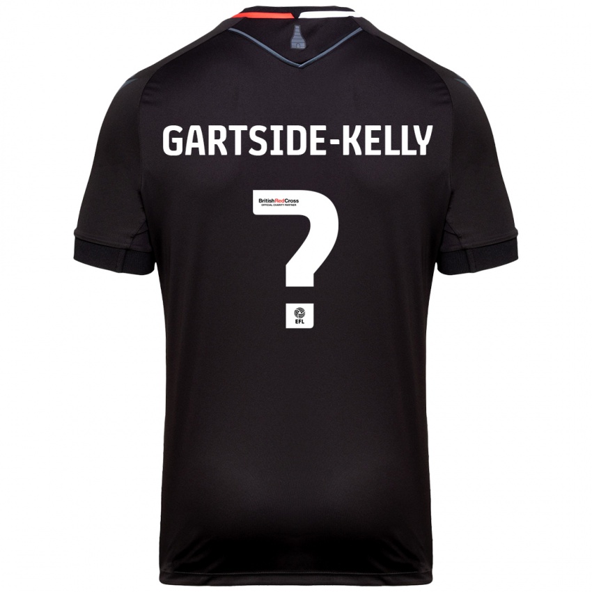 Kinderen Gabriel Gartside-Kelly #0 Zwart Uitshirt Uittenue 2024/25 T-Shirt