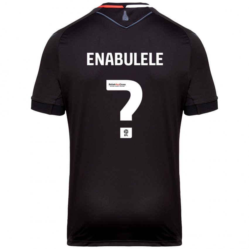 Kinderen Oghosaiwi Enabulele #0 Zwart Uitshirt Uittenue 2024/25 T-Shirt