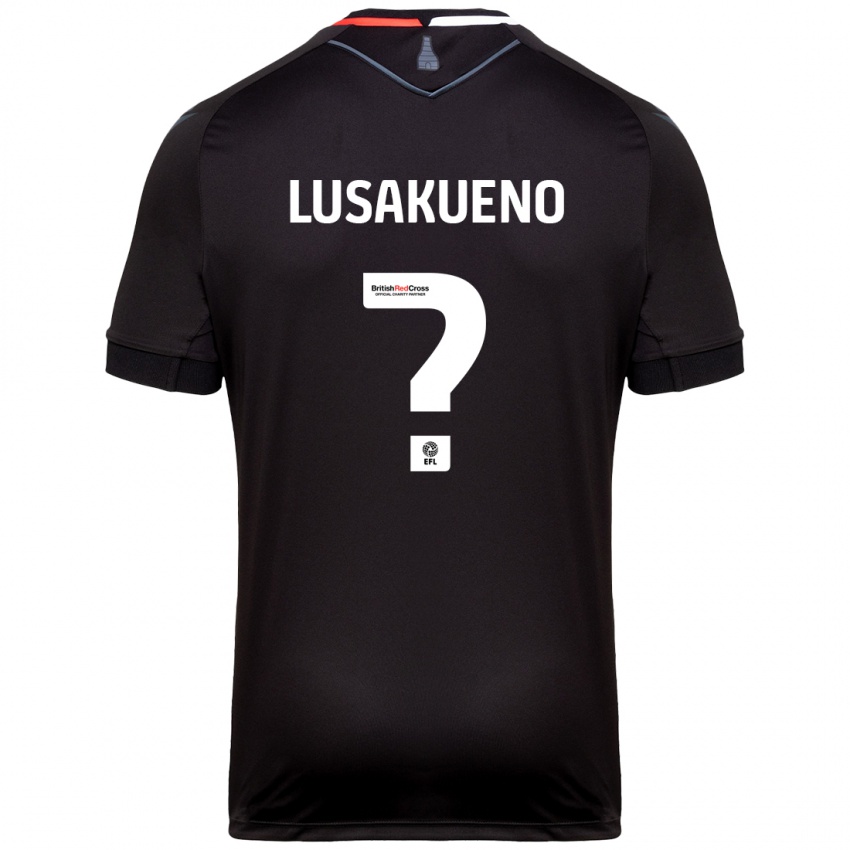 Kinderen Matty Lusakueno #0 Zwart Uitshirt Uittenue 2024/25 T-Shirt