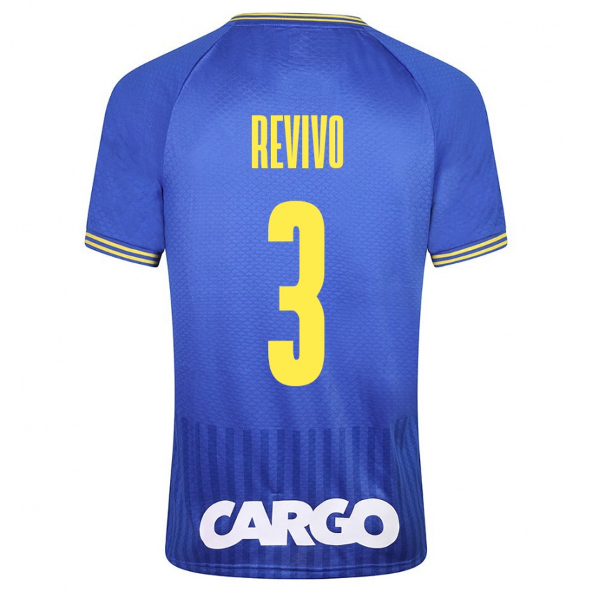 Kinderen Roy Revivo #3 Wit Uitshirt Uittenue 2024/25 T-Shirt