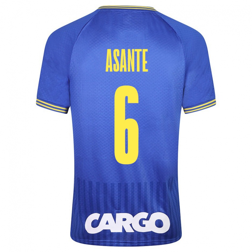 Kinderen Tyrese Asante #6 Wit Uitshirt Uittenue 2024/25 T-Shirt