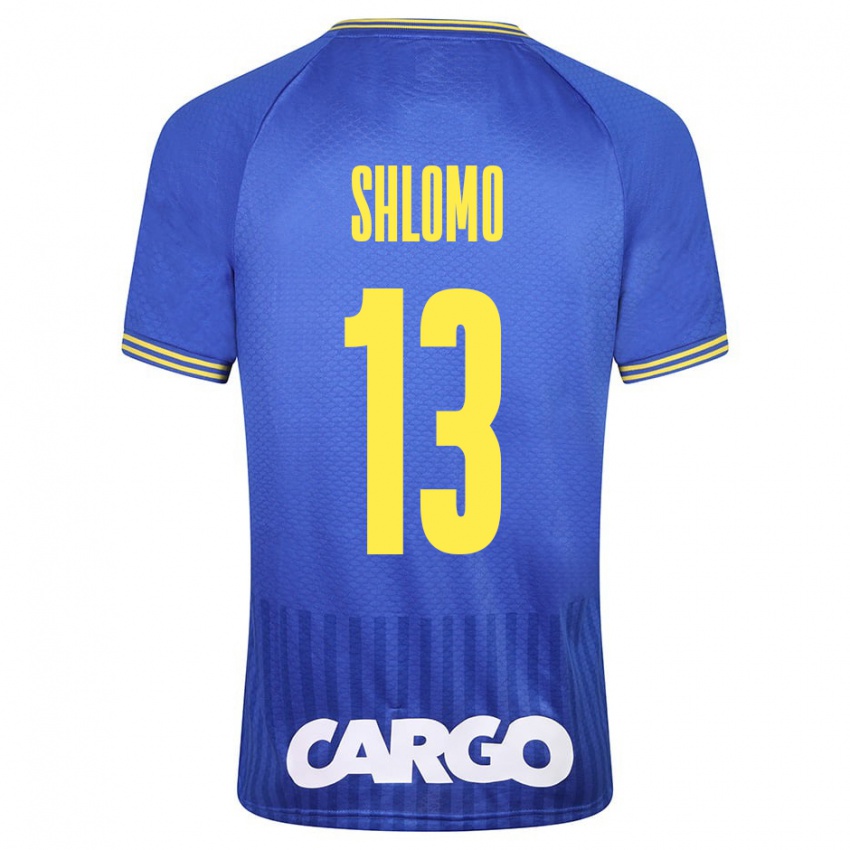 Kinderen Raz Shlomo #13 Wit Uitshirt Uittenue 2024/25 T-Shirt